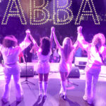 ABBA tribute band performance
